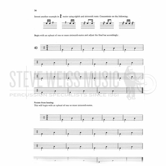 Starer-Rhythmic Training (Workbook)