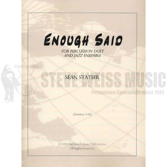 Statser-Enough Said (SP)-Solo M/Solo P/DS/P/Jazz ens.