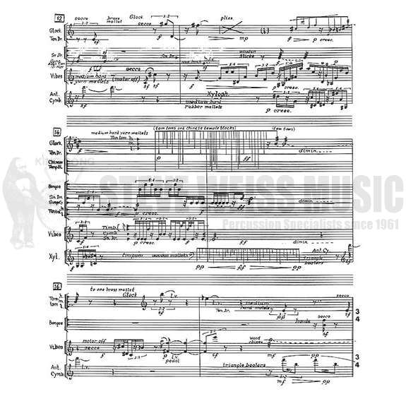 Steiner-Quartet for Percussion (4S)-P/4T/V/X/B/Crot