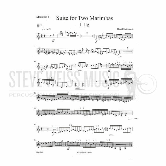 Steinquest-Suite for Two Marimbas (SP)-2M