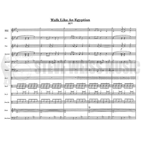 Sternberg-Walk Like an Egyptian arr. Crockarell (SP)-B/V/C/X/M/4T/DS/P/GT/BG