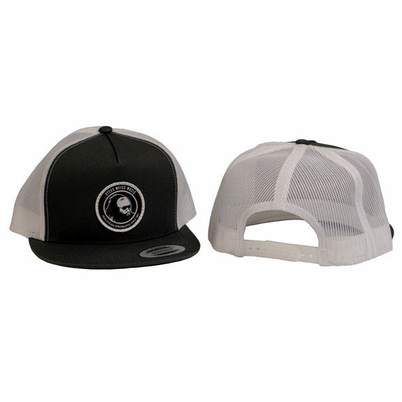Steve Weiss Music Hat - Flat Bill Trucker - Charcoal / White