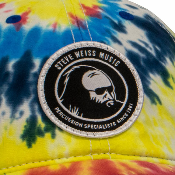 Steve Weiss Music Hat - Twill Cap - Rainbow Tie-Dyed