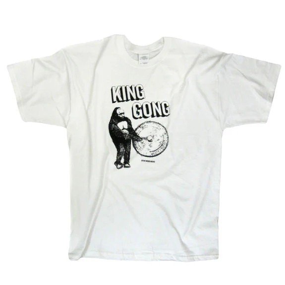 Steve Weiss Music King Gong T Shirt White X-Small