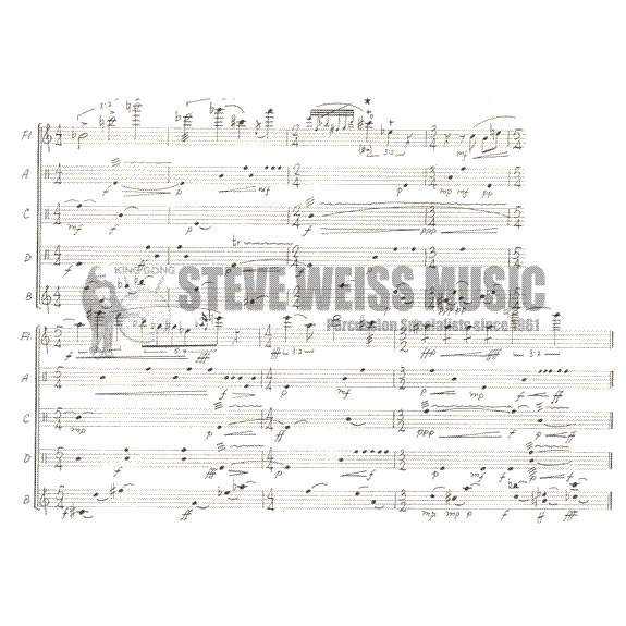 Stout, A.-Suite for Flute and Percussion (S-n5)-P/B/C/FL/AFL OS