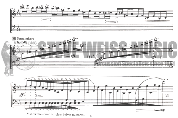 Stout-Etudes for Marimba Bk. 3-M