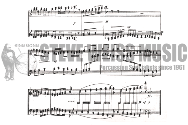 Stout-Five Etudes for Marimba Bk. 1-M