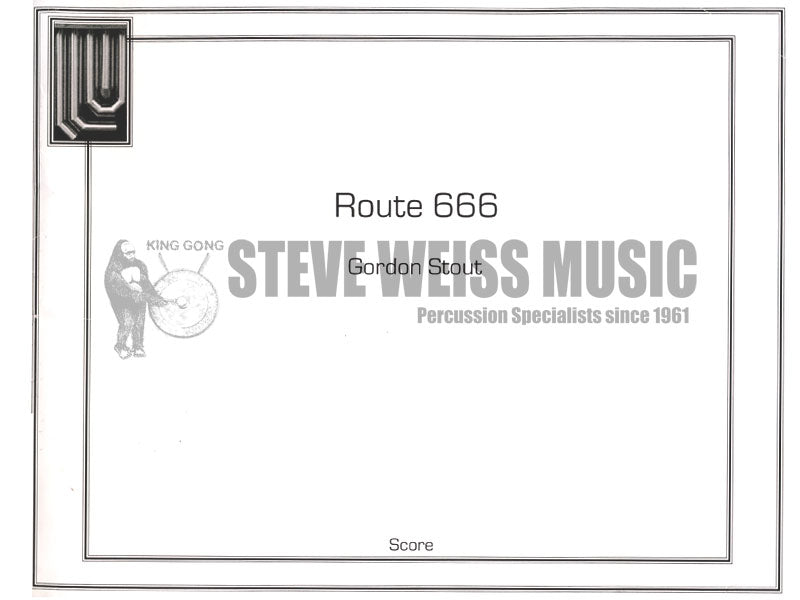 Stout-Route 666 (SP-4+1)-M solo/2P/2Mallet