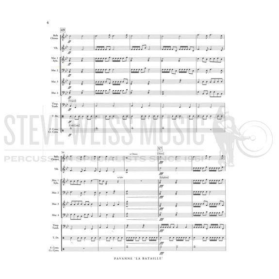 Susato-Pavane La Bataille arr. Kiefer (SP)-B/V/C/X/4M/ 2T/P