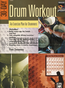 Sweeney-30-Day Drum Workout (Book & DVD)