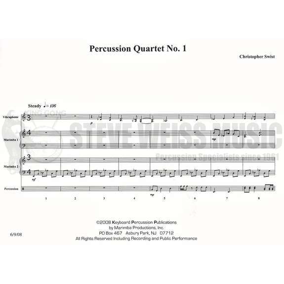 Swist-Percussion Quartet #1 (SPCD)-V/2M/P