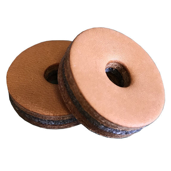 Tackle Leather Cymbal Washers - 2-Pack