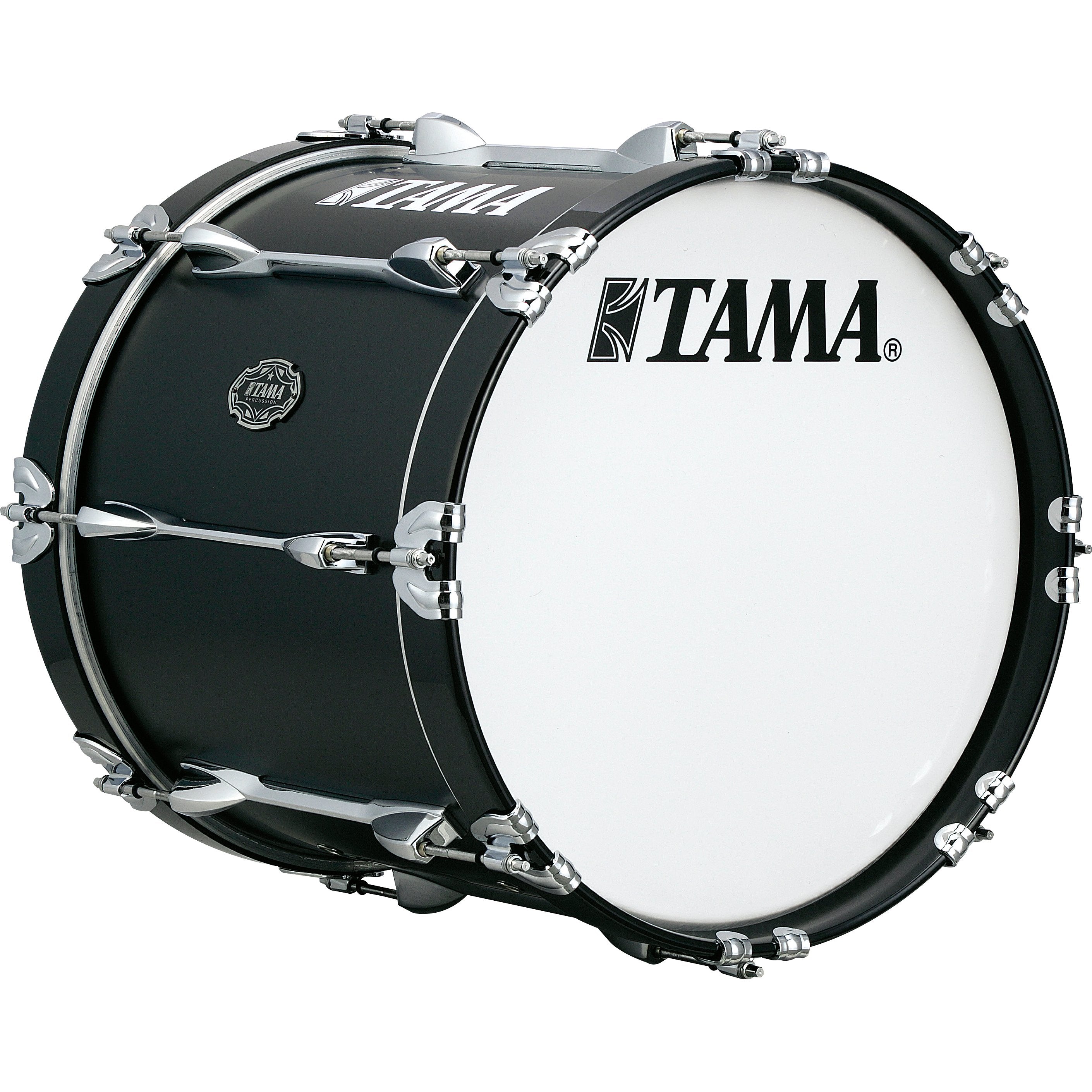 Tama Fieldstar Marching Bass Drum - 14" x 14" - Satin Black
