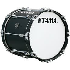 Tama Fieldstar Marching Bass Drum - 16" x 14" - Satin Black