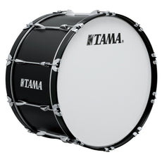Tama Starlight Marching Bass Drum - 26" x 14" - Satin Black