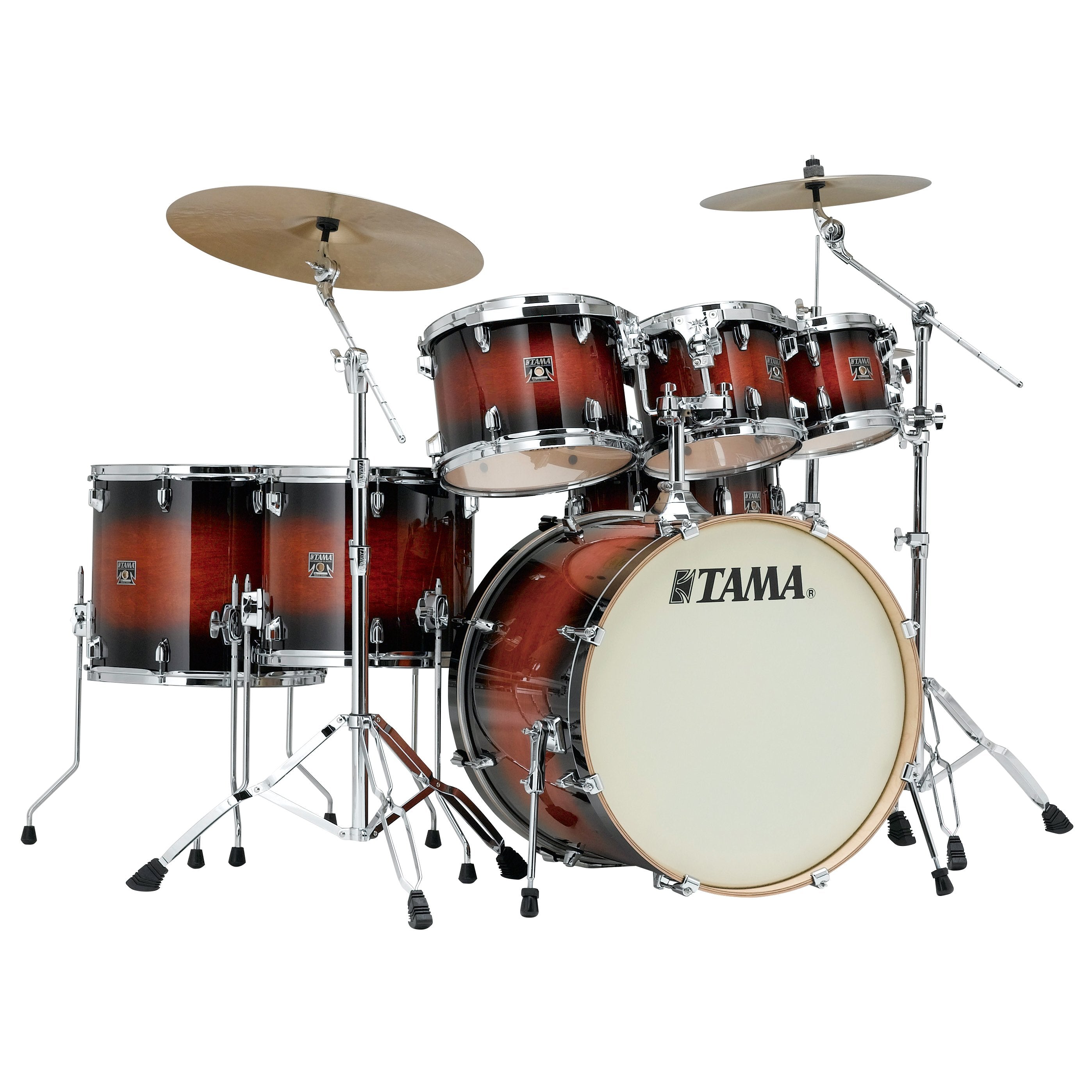 Tama Superstar Classic 7-piece Shell Pack - Mahogany Burst - 22