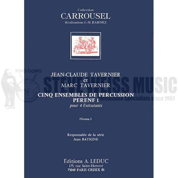 Tavernier-Cinq Ensembles de Percussion Perenf 1-P