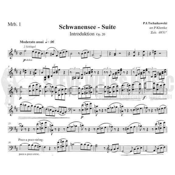 Tchaikovsky-Swan Lake Suite arr. Klemke (Parts ONLY)-3M