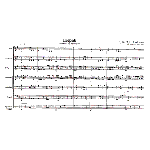 Tchaikovsky-Trepak arr. Float (SP)-B/V/X/M/4T/P