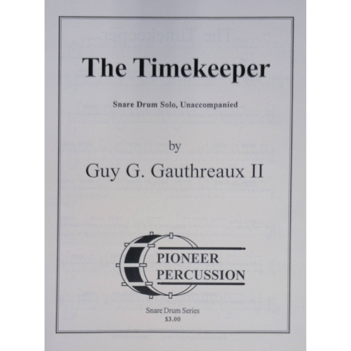The Timekeeper by Guy Gauthreaux