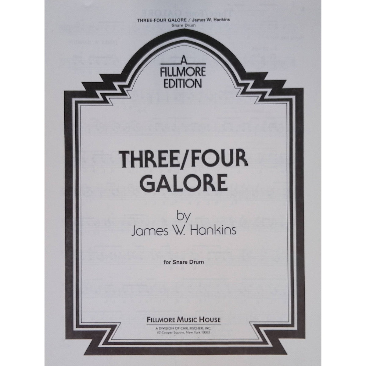 Three Four Galore by James Hankins