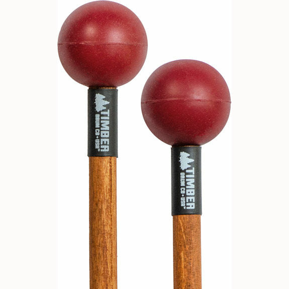 Timber Drum Company Extra Soft Rubber Mallets with Solid Hardwood Handles