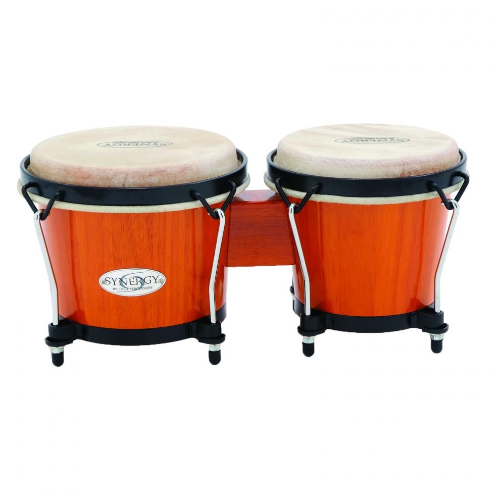Toca Synergy Series Wood Bongos - Amber | Steve Weiss Music