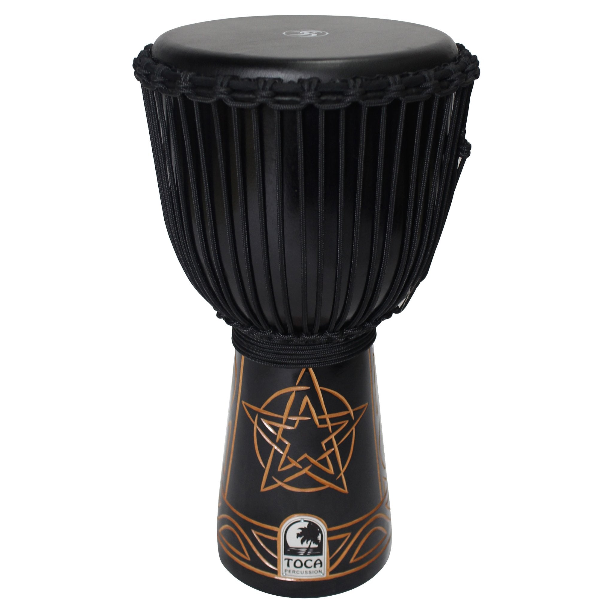 Toca Sully Erna Black Mamba Wood Rope Tuned Djembe 12"