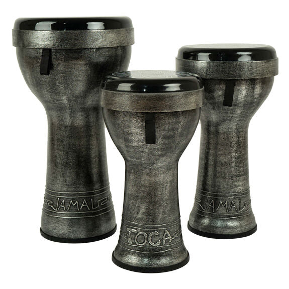 9.5" Small - Toca Jamal Series Sympatico Series Tunable Doumbek with Black Fiber Head