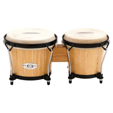 Toca Synergy Wood Bongos Natural Finish