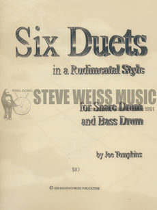 Tompkins-Six Duets in a Rudimental Style-SD/BD