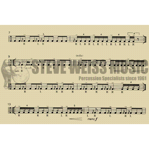 Tompkins-Ten Style Studies for Snare Drum