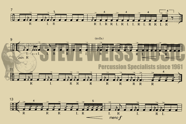 Tompkins-Ten Style Studies for Snare Drum