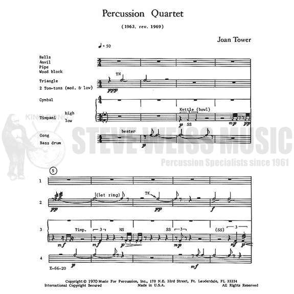 Tower-Percussion Quartet(4S)
