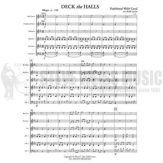 Trad.-Deck the Halls arr. Larson (SP)-B/V/C/X/3M