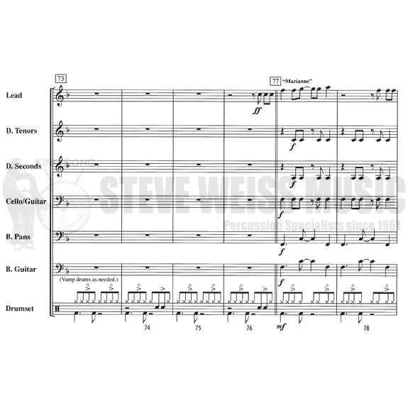 Trad.-Limbo & Marianne arr. Anderson (SP)-Steel drs./DS/ opt. BG