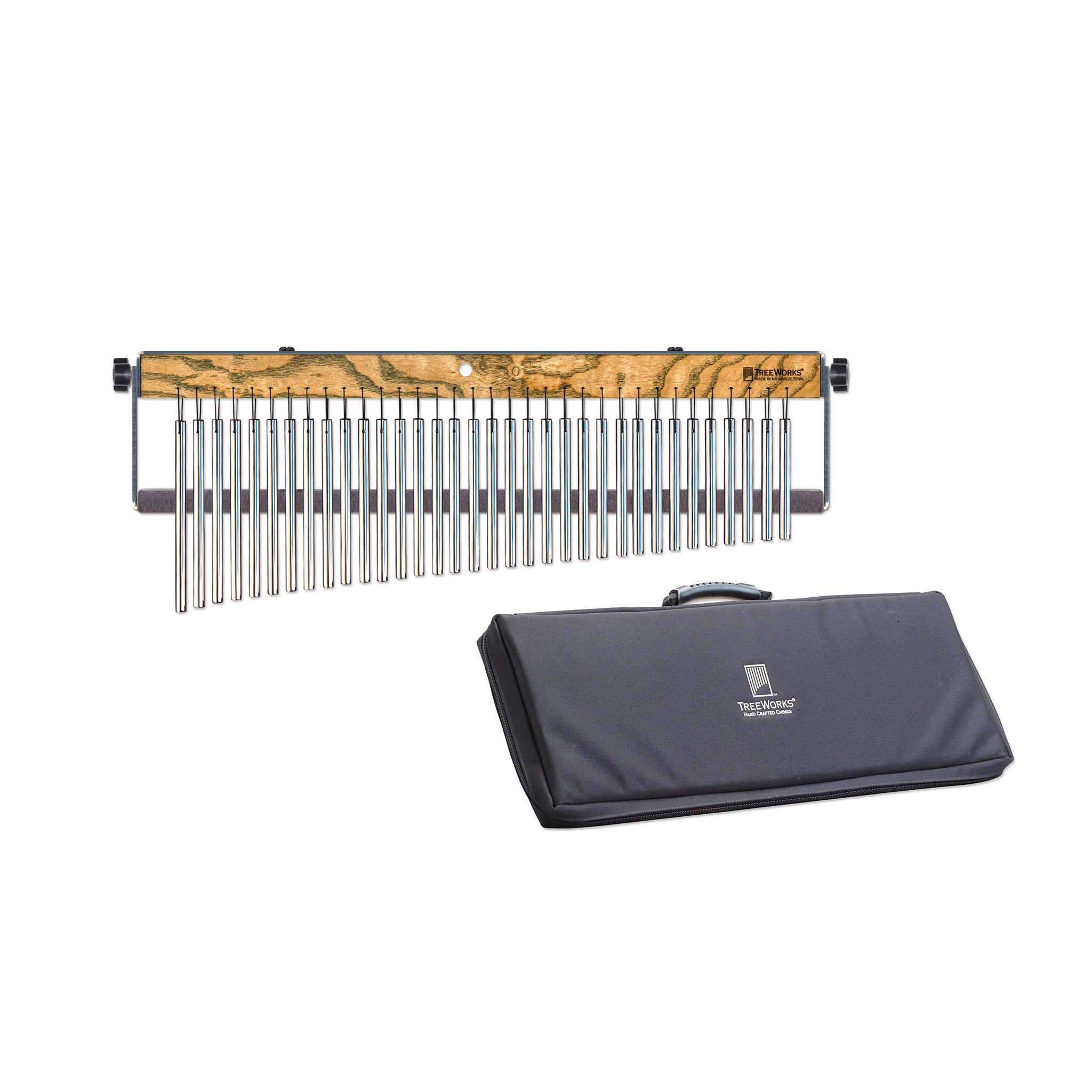 TreeWorks Tre630 Concert 34 Bar Chimes with Damper and Case