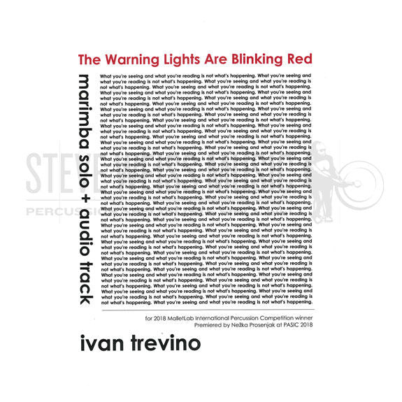 Trevino-Warning Lights Are Blinking Red, The-M/ Prerecorded sounds