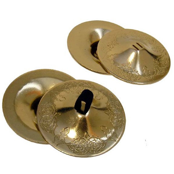 Turquoise Finger Cymbals - Large (2 PAIR)