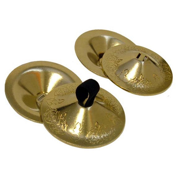 Turquoise Finger Cymbals - Medium (2 PAIR)