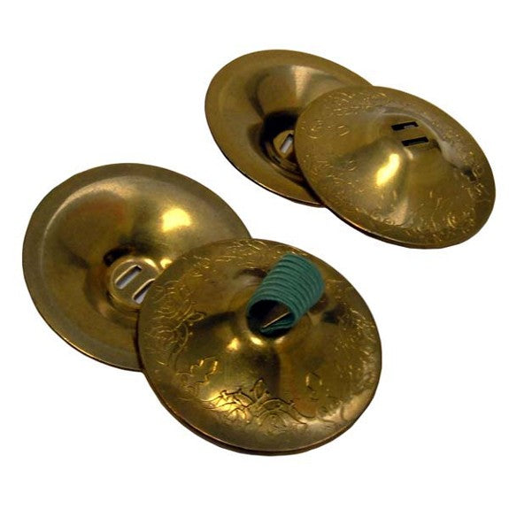 Turquoise Finger Cymbals - Small (2 PAIR)