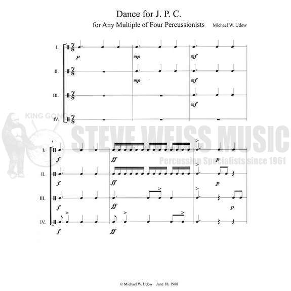 Udow-Dance for J.P.C.