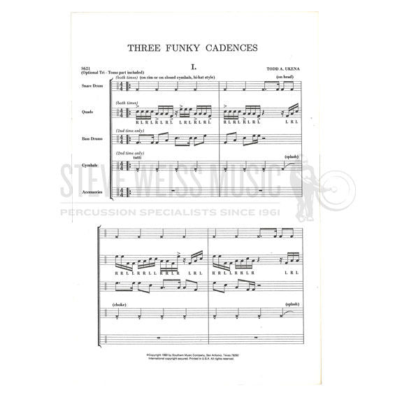 Ukena-Three Funky Cadences (SP) -