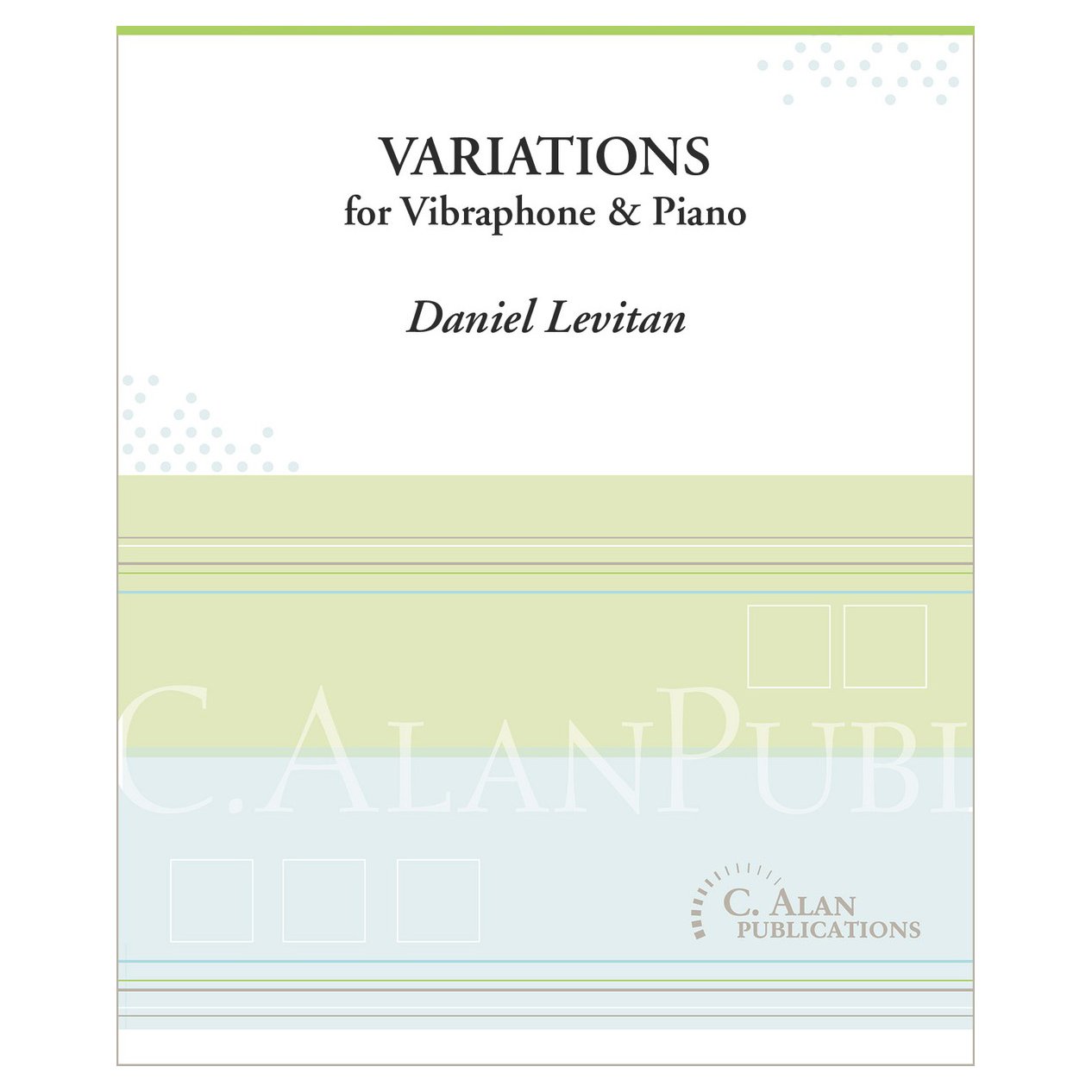 Variations for Vibraphone & Piano by daniel levitan cover page