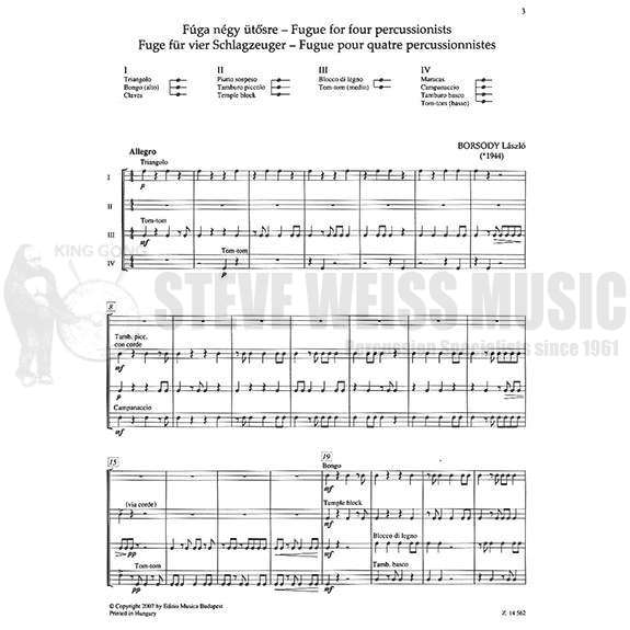 Various-Chamber Music for Percussion (5 percussion ens.) (SP)-X/P