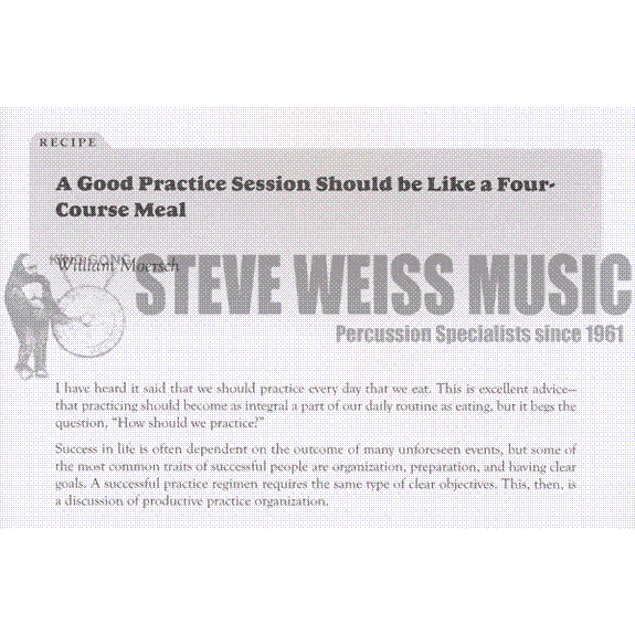 Various-Drum and Percussion Cookbook
