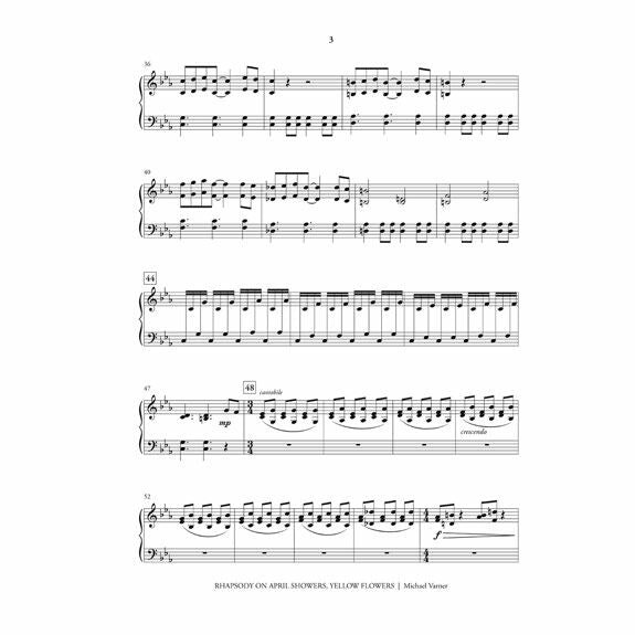 Varner-Rhapsody on April Showers, Yellow Flowers-M