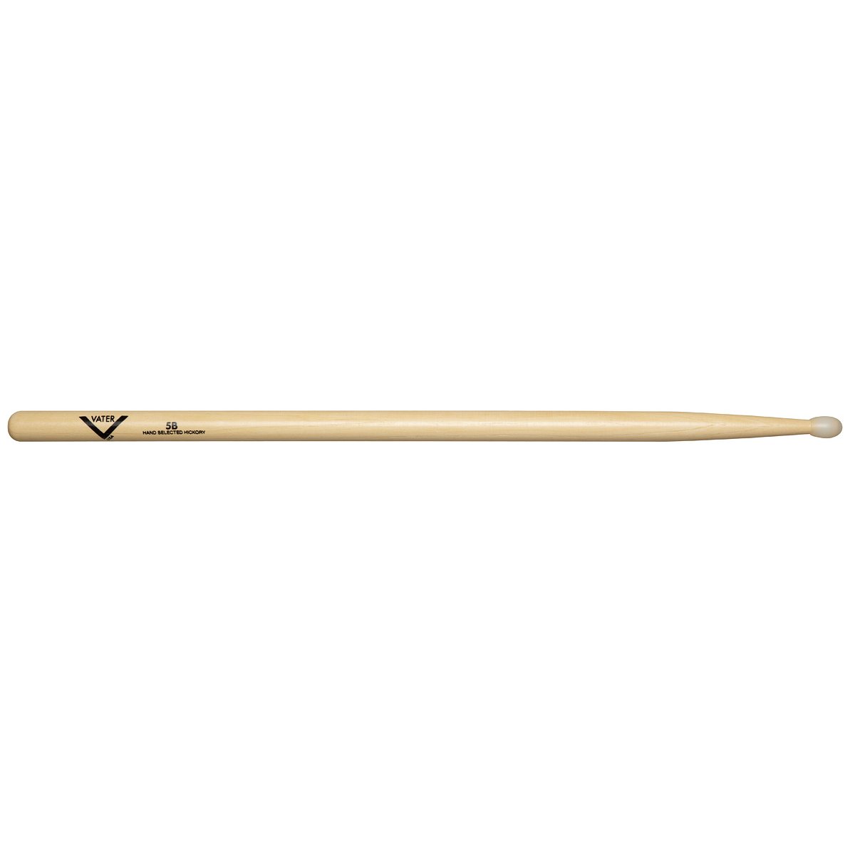 Vater 5B Nylon Tip Hickory Drumsticks VH5BN