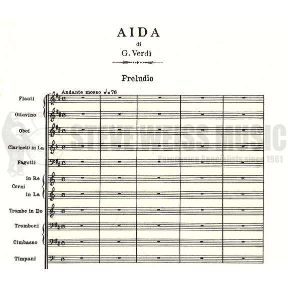 Verdi-Aida (complete opera)-Full score