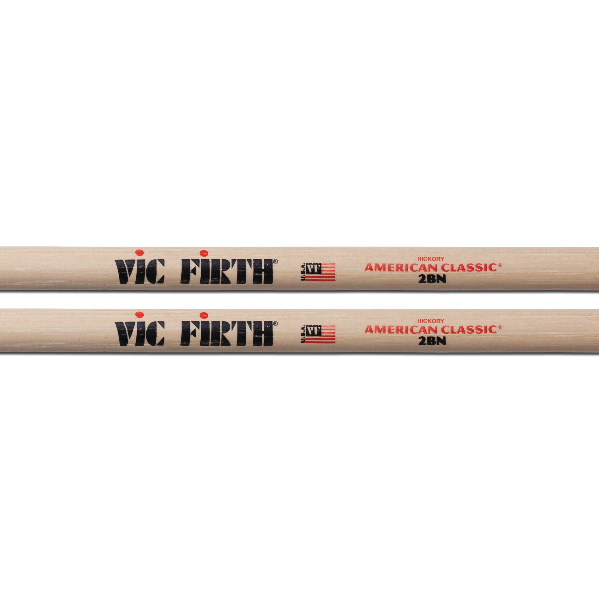 Vic Firth American Classic 2BN Drumsticks - Nylon Tip - Image 2
